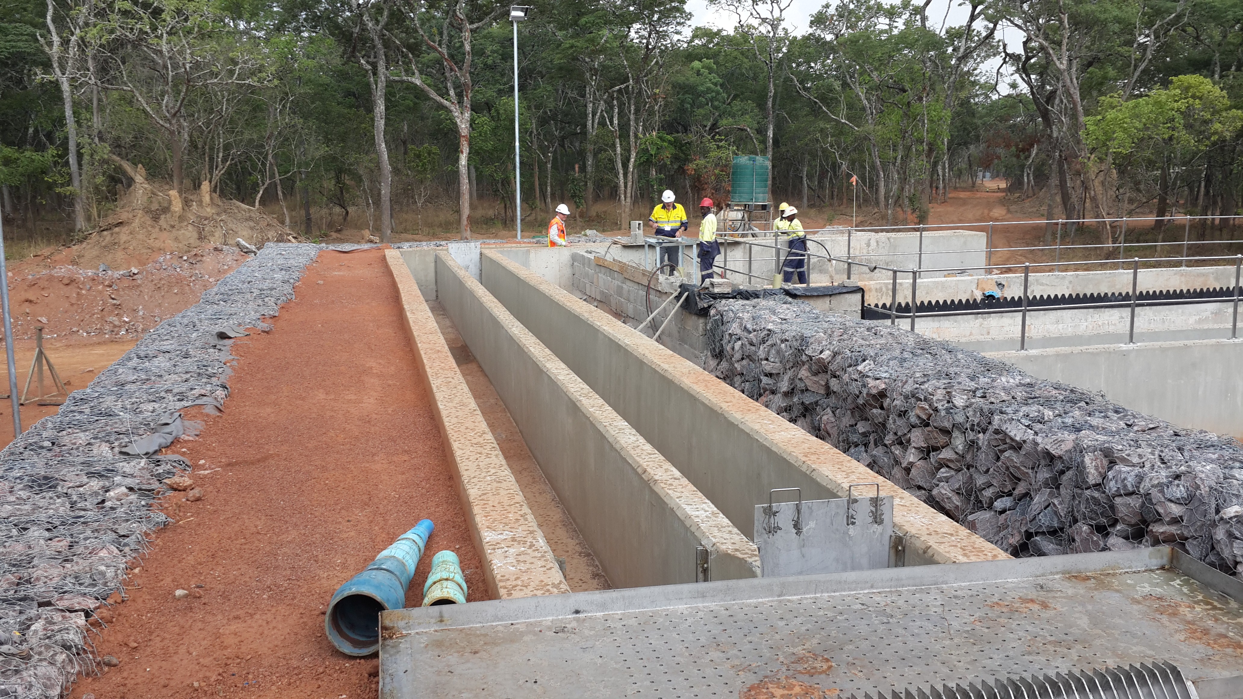 Sewage Inlet Works, Lumwana Mine, Zambia